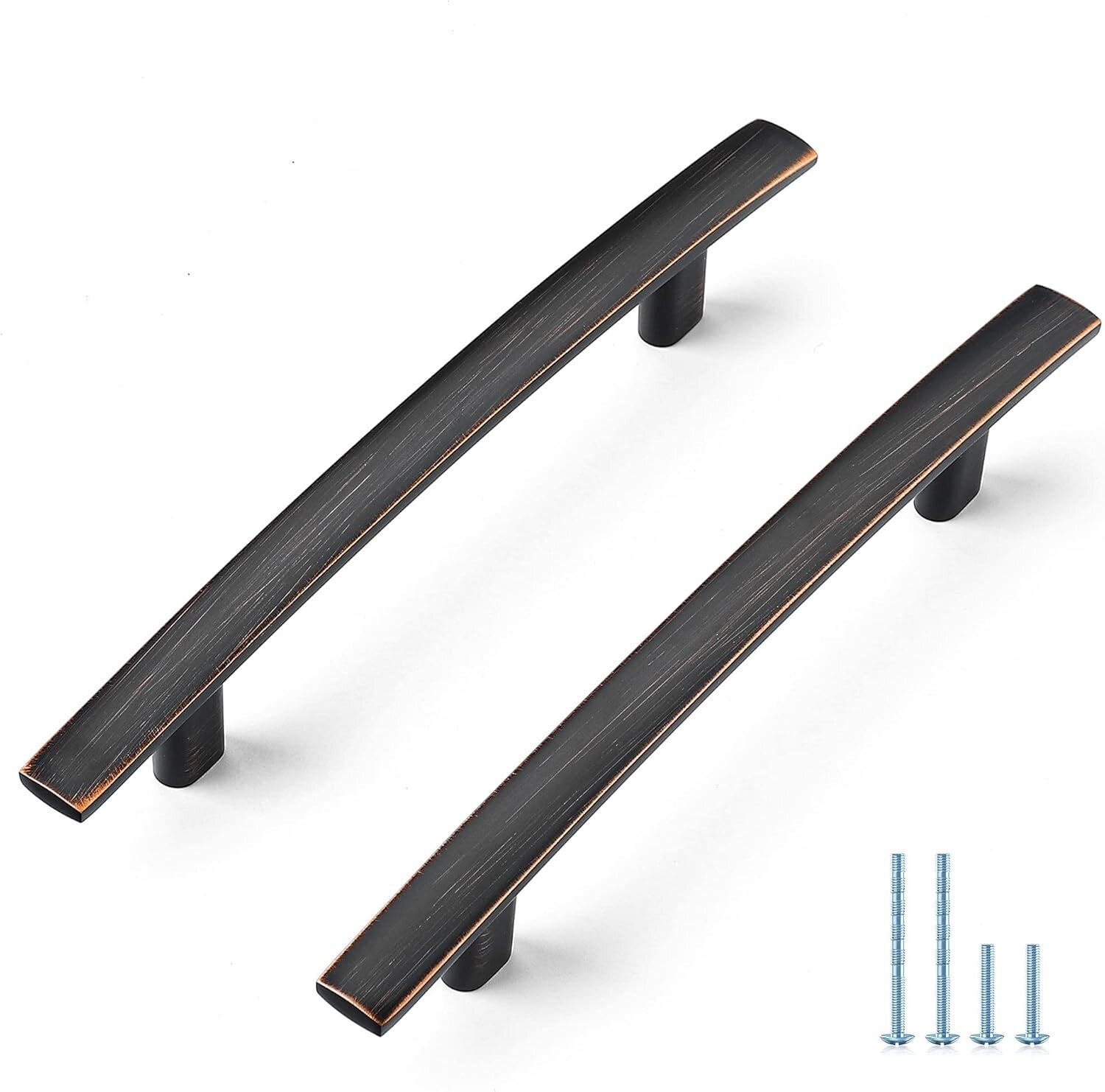 Sophisticated 25 Pack Curved Cabinet Handles - Perfect for Kitchen and Bathroom