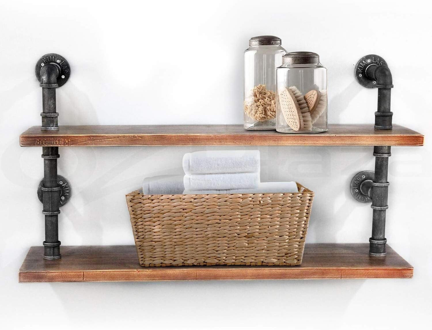 3/4" Cast Iron 6-Way Side Outlet Cross Fittings for DIY Industrial Projects