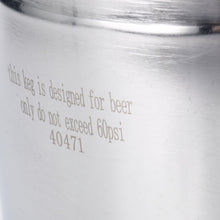 Load image into Gallery viewer, Stainless Steel 1.6 Gallon Mini Ball Lock Keg - Perfect for Home Brewing
