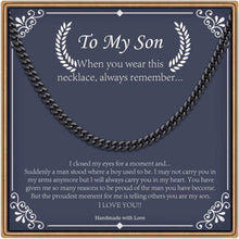 Load image into Gallery viewer, Chunky Cuban Link Chain for Men - Ideal Sons and Dads Gift for Any Occasion