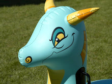 Load image into Gallery viewer, Magical Blue Dragon Bouncy Hoppers - Durable Kids Inflatable Toys for Outdoors