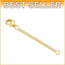 Load image into Gallery viewer, Versatile 14k Gold Necklace &amp; Bracelet Extender Chain - Hypoallergenic Design