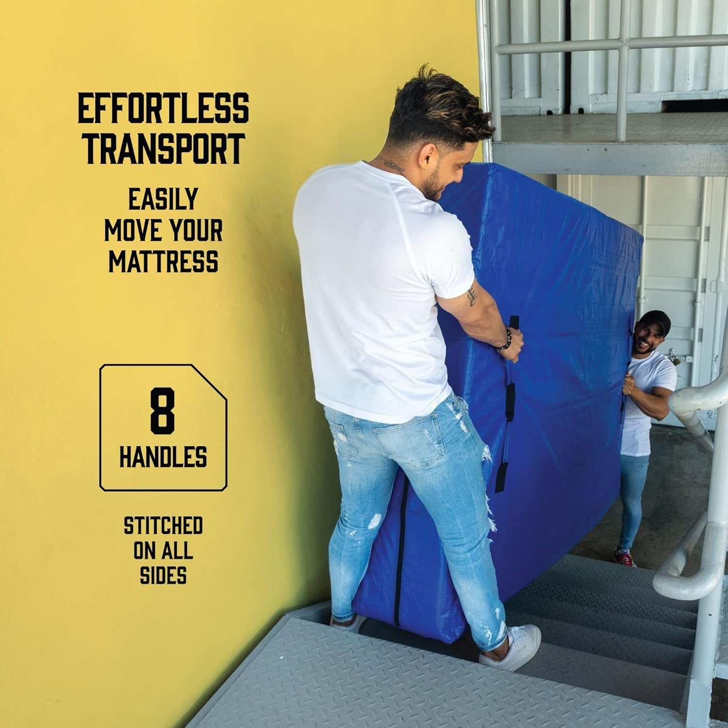 Premium Mattress Storage Bags for King Size - Extra Protection with 8 Handles