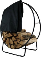 Load image into Gallery viewer, Elegant 48-Inch Firewood Rack with Weather-Resistant Cover for Indoor/Outdoor