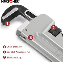 Load image into Gallery viewer, Precision Engineered 30-Inch Pipe Wrench - Superior Grip and Easy Adjustments