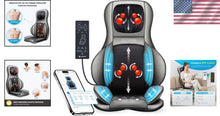 Load image into Gallery viewer, Adjustable Neck Rollers &amp; Compression - Shiatsu Massage Chair Pad for Full Body
