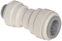 Load image into Gallery viewer, High-Strength 1/2" x 3/8" Acetal Tube Fitting - Reducing Straight Union, 10 Pack