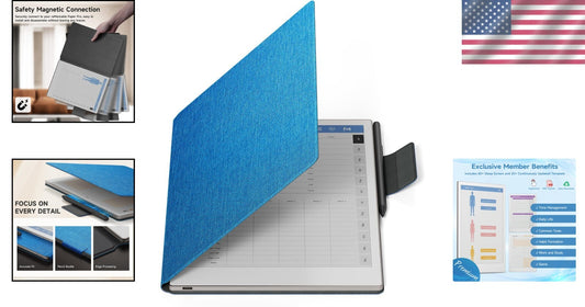Slim & Stylish Book Folio with Auto Sleep Function for Remarkable Paper Pro