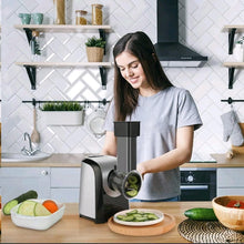 Load image into Gallery viewer, Professional 5-in-1 Electric Salad Shooter &amp; Spiralizer for Effortless Cooking
