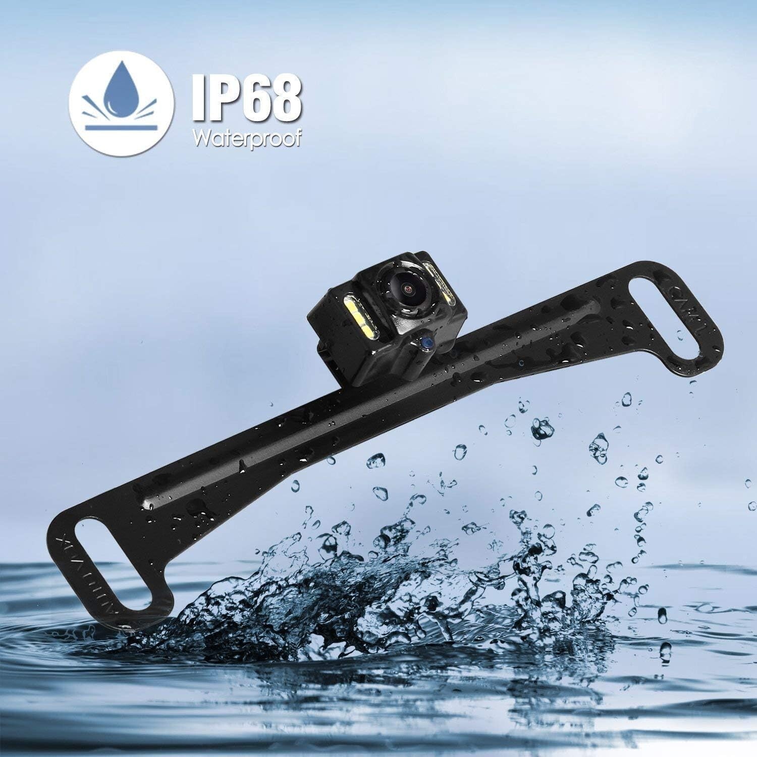 Advanced Night Vision Rearview Mirror Camera with Stable Signal & LED Support