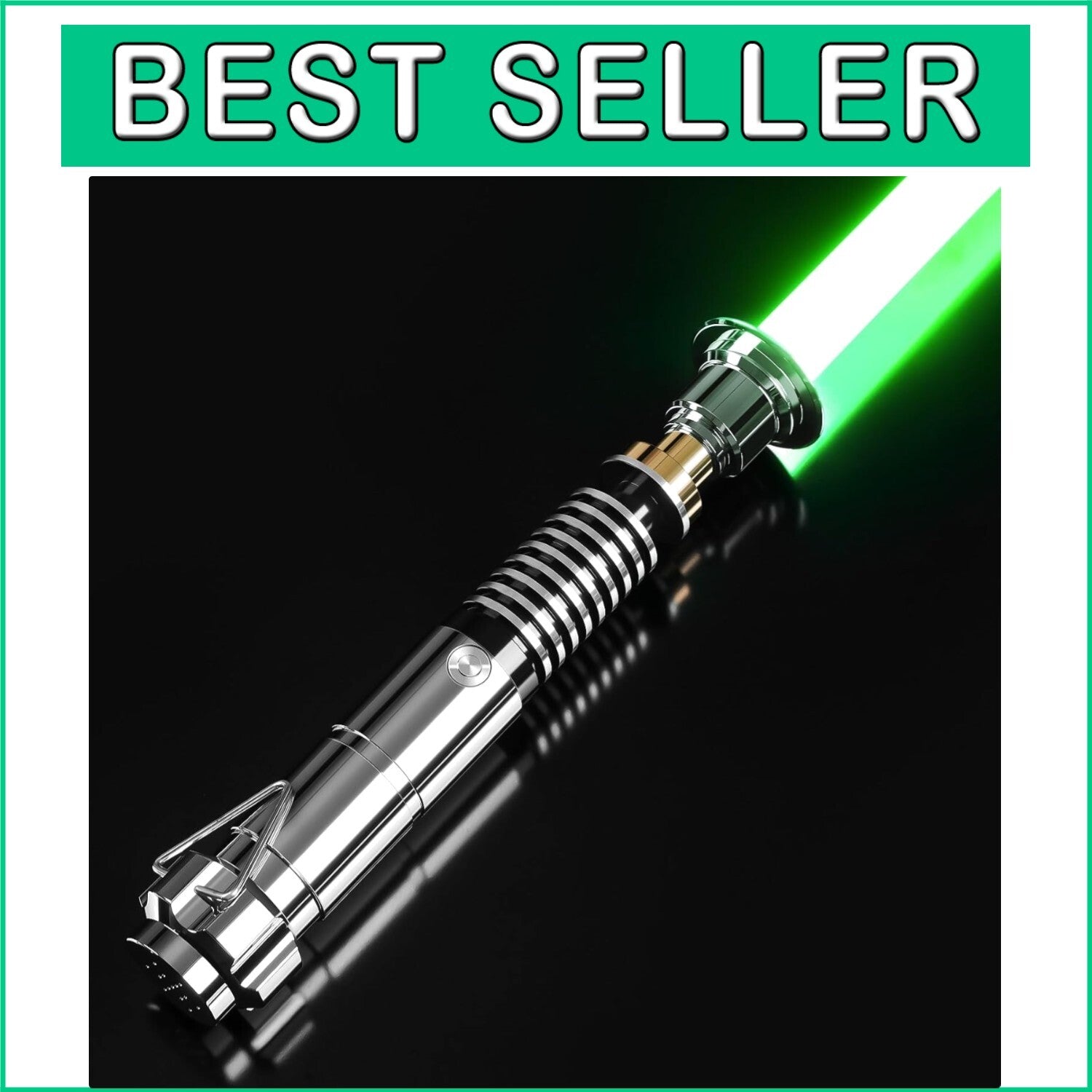 Durable Lightsaber with Smooth Swing Motion & 12 Sound Effects - Adult Gift
