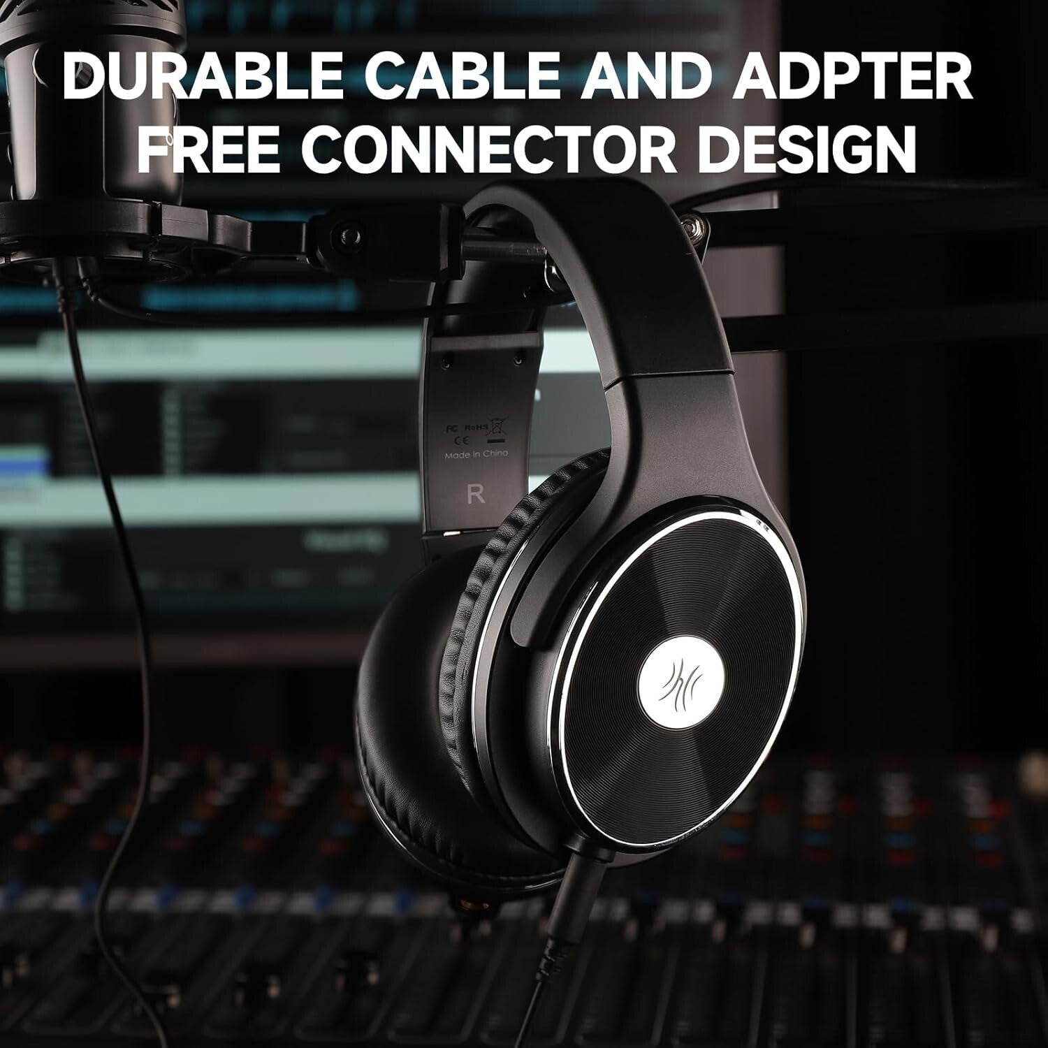 High-Fidelity Wired Headphones with Noise Isolation - Ideal for Music Production