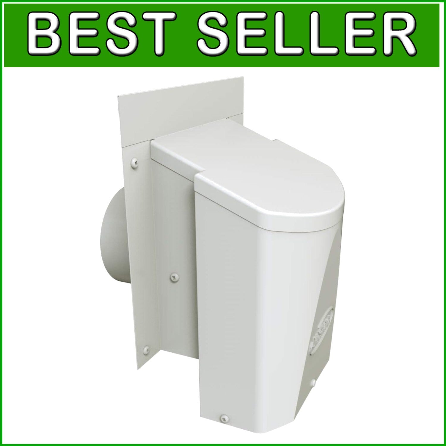 Energy-Saving 4-Inch Wall Dryer Vent Cover with Durable Steel Construction