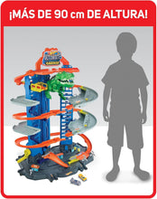 Load image into Gallery viewer, Ultimate City Toy Garage with T-Rex &amp; 100+ Vehicle Parking – Fun Racing Playset