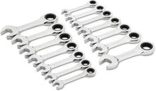 Load image into Gallery viewer, Professional 14 Pc. Stubby Ratcheting Wrench Set - Enhanced Grip &amp; Access