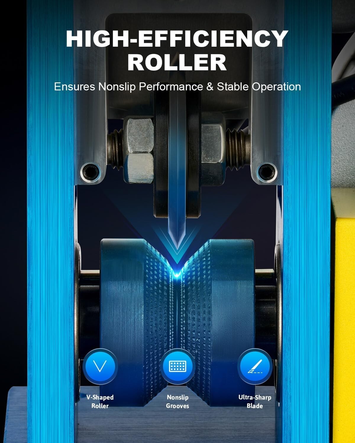 Efficient 180W Wire Stripper - Ergonomic, Compact Design for Easy Use