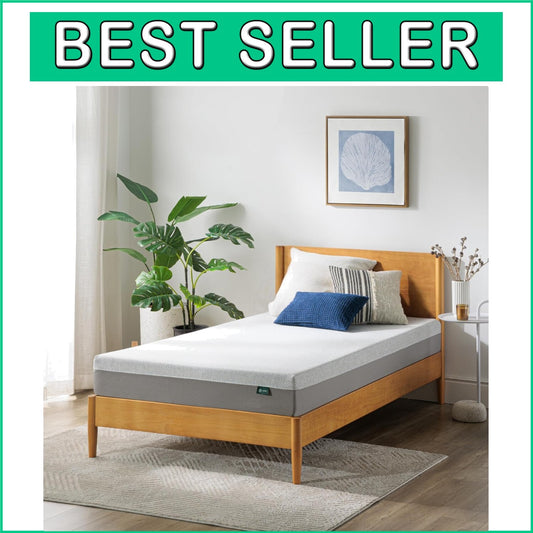 Breathable Twin 6-Inch Memory Foam Mattress with 7-Zone Comfort for Better Sleep