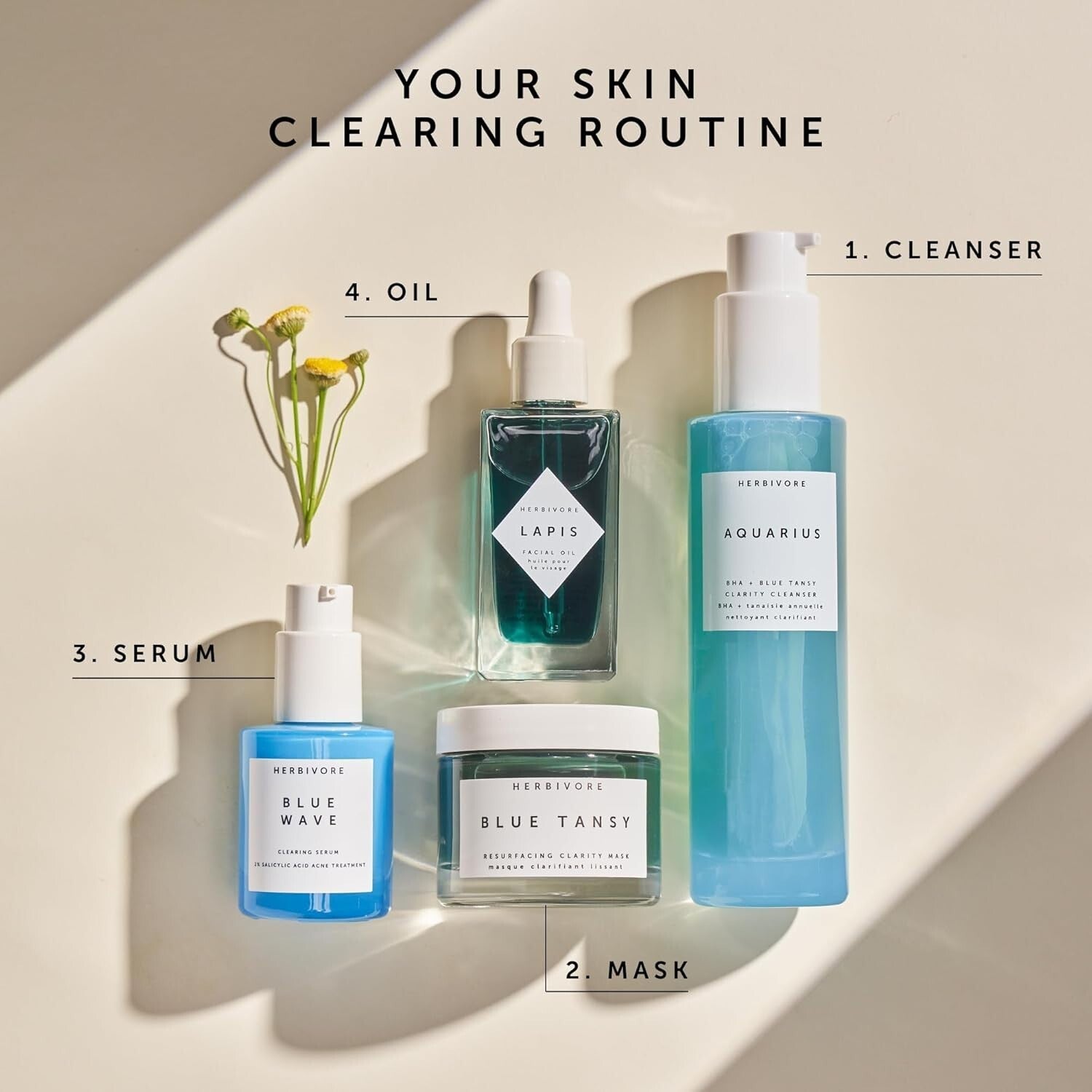 Calming Blue Tansy Face Oil for Acne-Prone Skin - Redness Soothing Formula