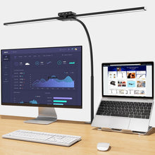 Load image into Gallery viewer, 24W LED Desk Lamp with Flexible Clamp - Illuminate Your Home Office Elegantly