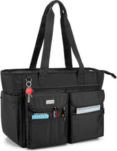Load image into Gallery viewer, Versatile Teacher Tote with Protective Laptop Layer - Ideal for Work &amp; Travel