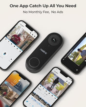 Load image into Gallery viewer, 2K WiFi Video Doorbell Camera - 180° View &amp; Smart Detection, Waterproof Design