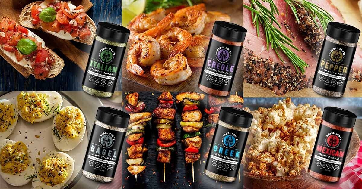 All-Natural Non-GMO Seasoning, Salt-Free 6-Pack – Perfect Meal Prep Companion