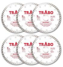 Load image into Gallery viewer, Durable 7-Inch Turbo Rim Diamond Blades - Ideal for Masonry &amp; Metal Cutting