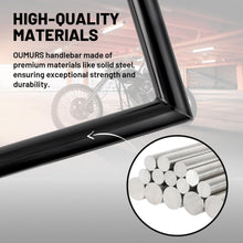 Load image into Gallery viewer, Heavy-Duty 8" Rise Z-Bars for Harley &amp; Chopper Cruisers – Easy Install Handlebar