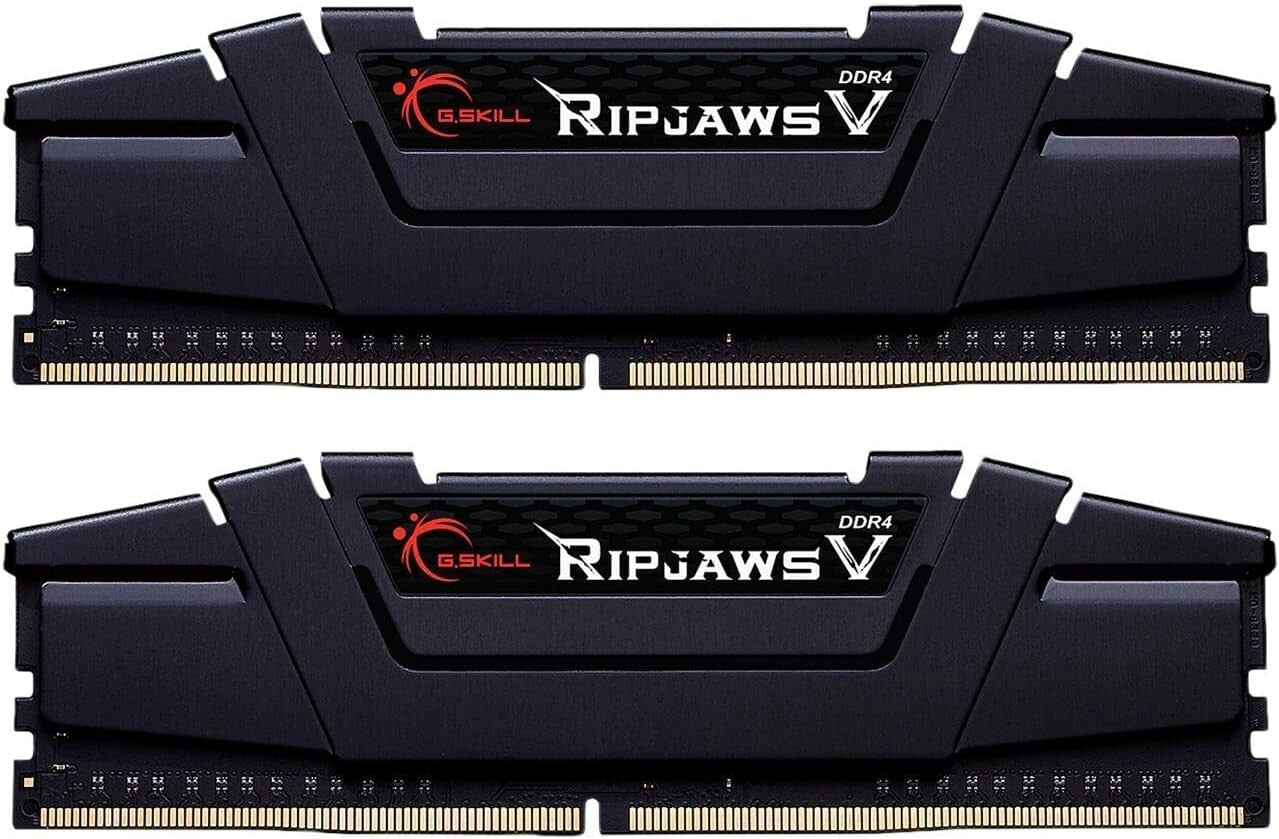 Ripjaws V 64GB DDR4 RAM - 2x32GB, 3200MT/s Performance - Intel & AMD Compatible