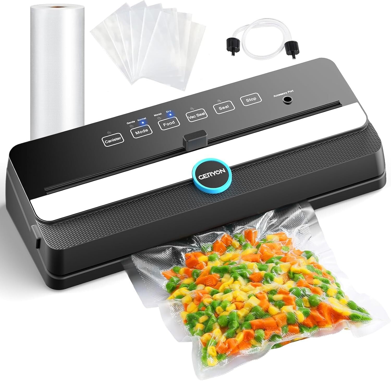 Automatic Vacuum Sealer with Built-in Cutter - Preserve Food Freshness Easily