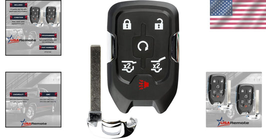 Durable Keyless Entry Remote for Chevy Suburban/Tahoe & GMC Yukon + XL 2015-2020