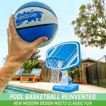 Load image into Gallery viewer, Durable Inflatable Poolside Basketball Game - 34" Backboard &amp; 2 Balls Included!