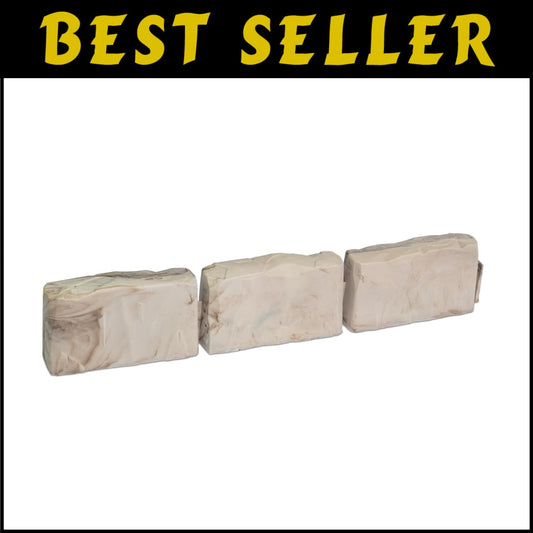 Durable 2.7in Tall Decorative Garden Border Kit - 60ft Flexible Edging Solution