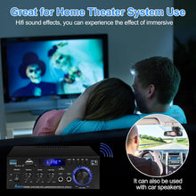 Load image into Gallery viewer, Versatile HiFi Stereo Mini Amplifier - Remote, Mic Jack &amp; 6 EQ Modes