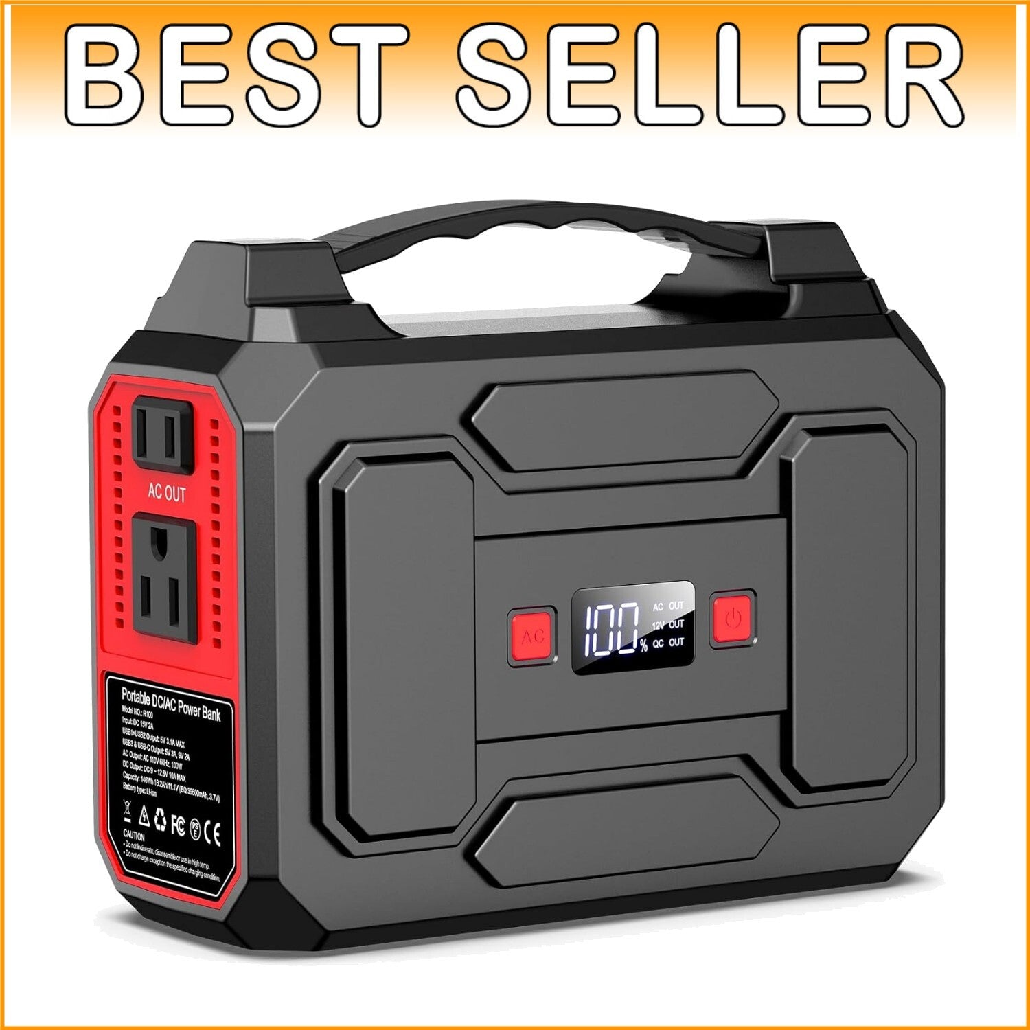 Emergency Ready 146Wh Power Bank - Reliable Solar Power for Outdoor Adventures