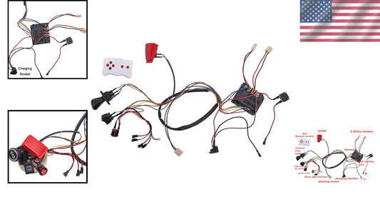 12V High Power DIY Conversion Kit for Kids Electric Cars with Bluetooth Control