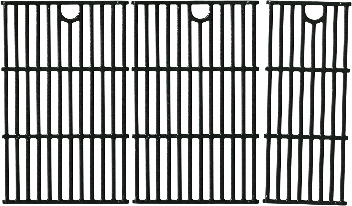 Durable 17" Cast Iron Replacement Grates for Char-Broil Gas Grills - Set of 3