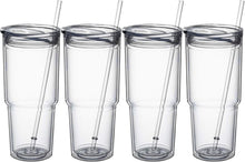 Load image into Gallery viewer, Durable 30oz Insulated Tumblers with Lids - Ideal for Cold Drinks, 4 Pack