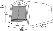 Load image into Gallery viewer, Premium Waterproof Vehicle Shelter - 10' x 20' Portable Canopy with Steel Frame