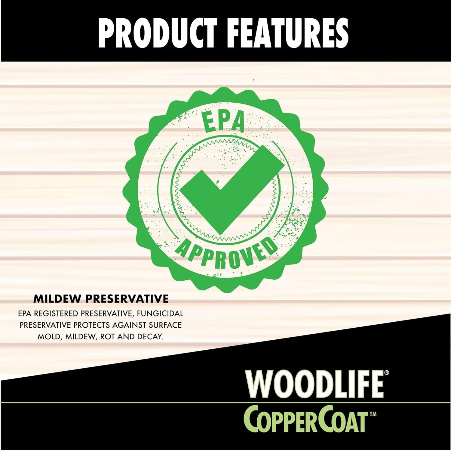 6-Pack EPA Registered Green Wood Preservative Quart for Long-Lasting Protection