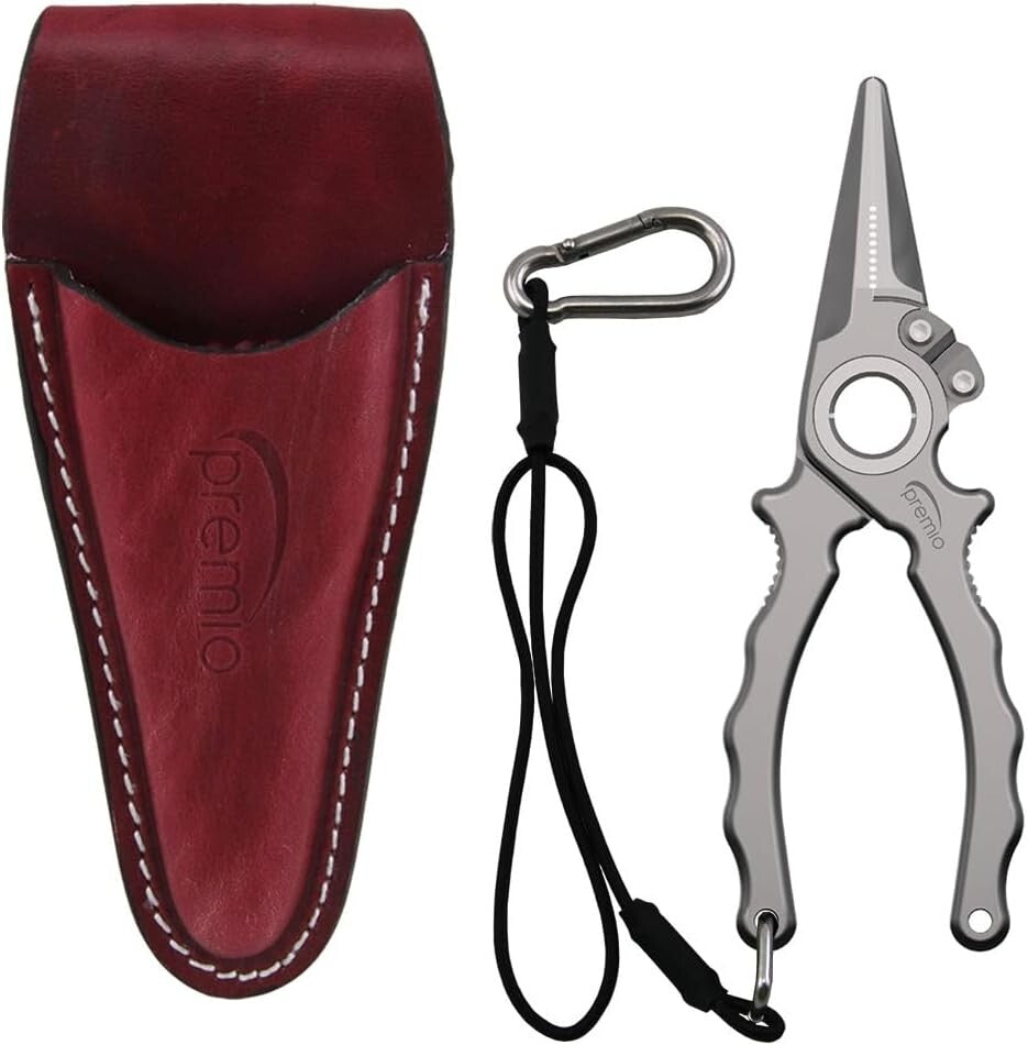Durable 6.5" Titanium Fishing Pliers: Perfect for Inshore & Nearshore Adventures