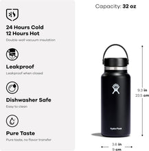 Load image into Gallery viewer, 32 oz Insulated Stainless Steel Water Bottle with Leakproof Flex Cap - Reef