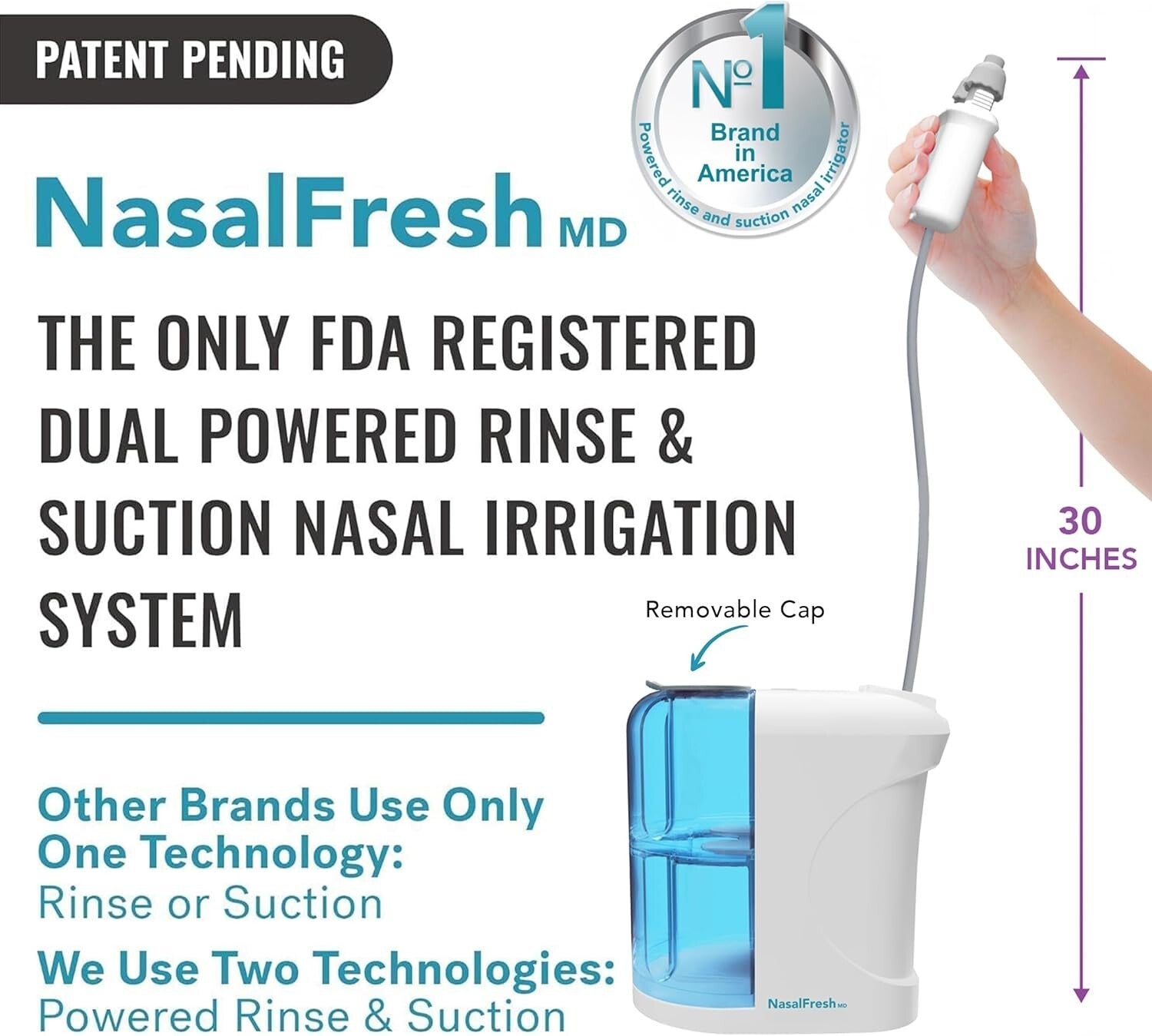 Innovative Nasal Decongestant System - Adjustable Pressure for Optimal Relief