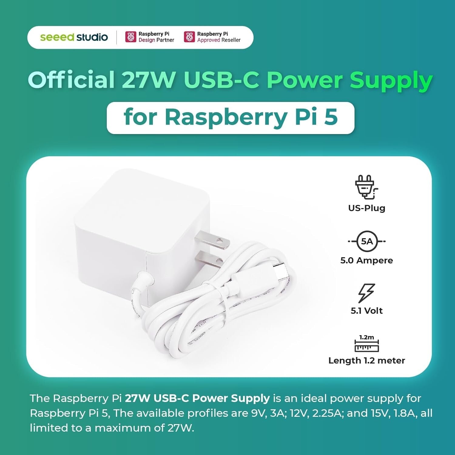 4GB Raspberry Pi 5 Starter Kit with Active Cooling Case & Tech Support Included
