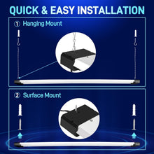 Load image into Gallery viewer, Energy-Efficient 4FT LED Utility Lights - Linkable &amp; Easy Install for Workspaces