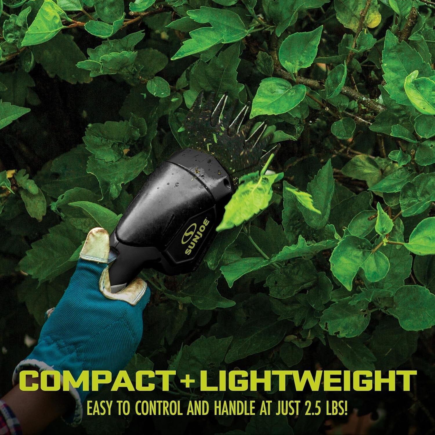 2.5 lbs Cordless 7.2V Grass Shears & Hedge Trimmer - Perfect for Small Gardens