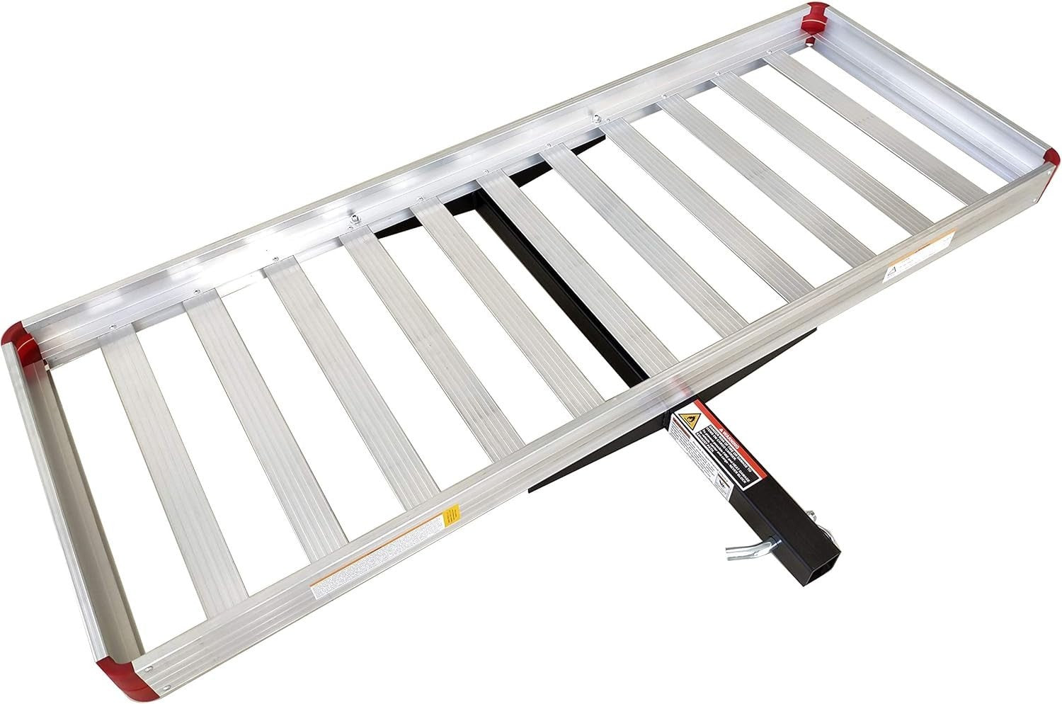 60" Hitch Mount Aluminum Cargo Carrier Rack for SUVs & Trucks - 500 LB Capacity