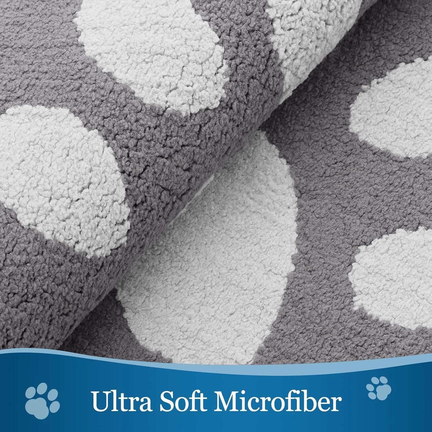 Absorbent Dog Door Mat for Muddy Paws - Non-Slip & Machine Washable 40x32