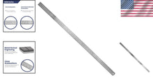 Load image into Gallery viewer, Lightweight Precision Ruler, Stainless Steel 36 Inch for Architects &amp; Engineers