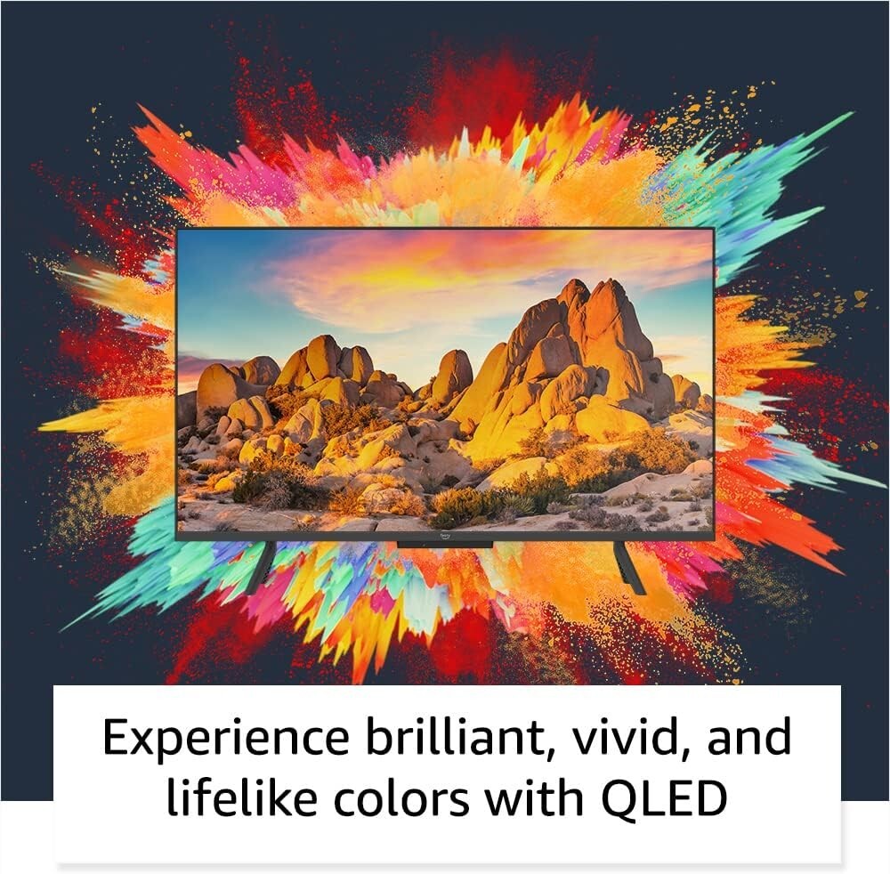 50-Inch Quantum Dot Display Smart TV: 4K UHD, Dolby Vision & Hands-Free Alexa